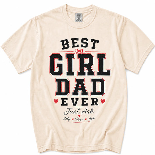 iLuv™ Personalized 'Best Girl Dad Ever' T-Shirt