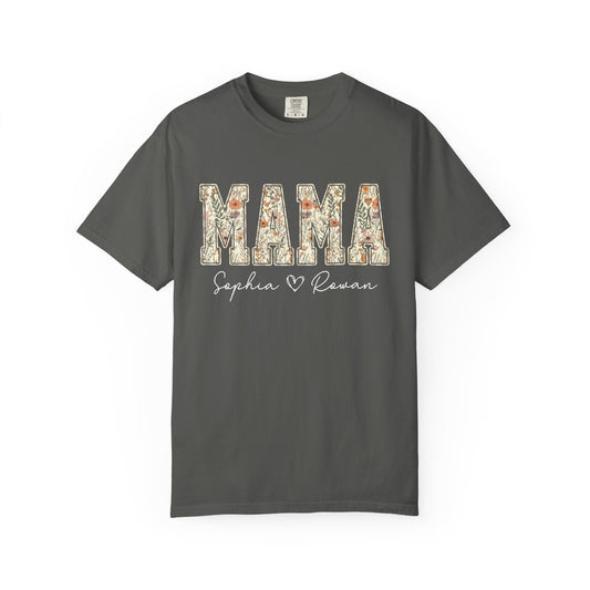 Mama Floral Personalized Tee