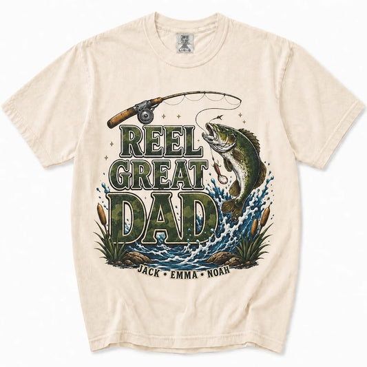 iLuv™ Personalized 'Reel Great DAD' Fishing T-Shirt