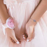 Load image into Gallery viewer, BLINGLuv™ Wife Infinity Heart Bracelet - S925 Sterling Silver, Cubic Zirconia, Love Heart Charms BLINGLuv™ 
