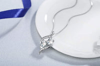 Load image into Gallery viewer, BLuv™ Grandmother S925 Sterling Silver &quot;Forever My Friend&quot; Quote Infinity Crystal Hearts Necklace grandmother necklace BLuv™ 
