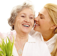 Load image into Gallery viewer, CHLuv™ I Love You to the Moon and Back Family Tree of Life Floating Charms Memory Locket Necklace with Created Birthstone Gifts for Mom CHLuv™ 
