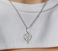 Load image into Gallery viewer, POPLuv™ S925 Sterling Silver &quot;Grandma: I Love You Forever&quot; Quote Infinity Heart Necklace grandmother necklace POPLuv™ 
