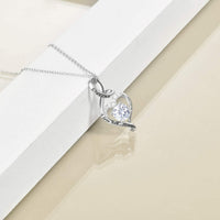 Load image into Gallery viewer, POPLuv™ S925 Sterling Silver &quot;Grandma: I Love You Forever&quot; Quote Infinity Heart Necklace grandmother necklace POPLuv™ 
