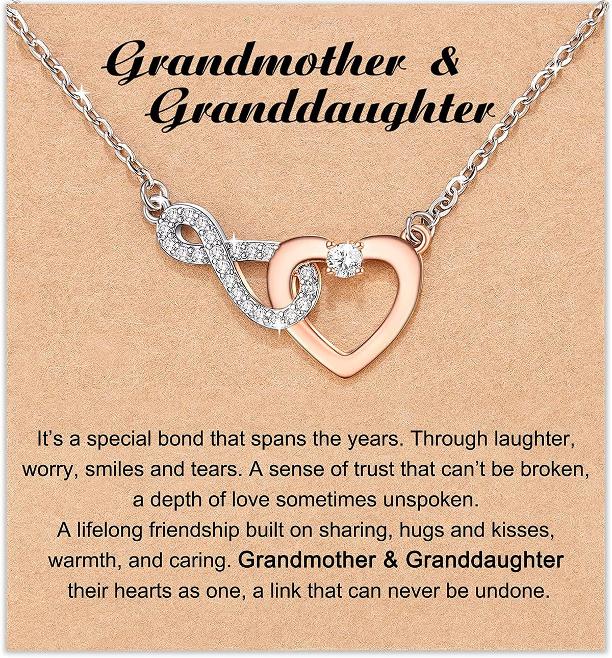 Granddaughter Necklace, To My Beautiful Granddaughter Wedding Day Neck –  Rakva